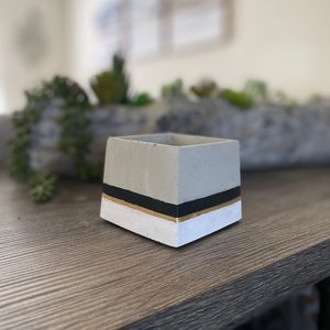 Industrial Modern handcrafted cement planter